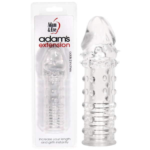 Adam & Eve Adam's Extension - Clear Penis Sleeve Adam & Eve